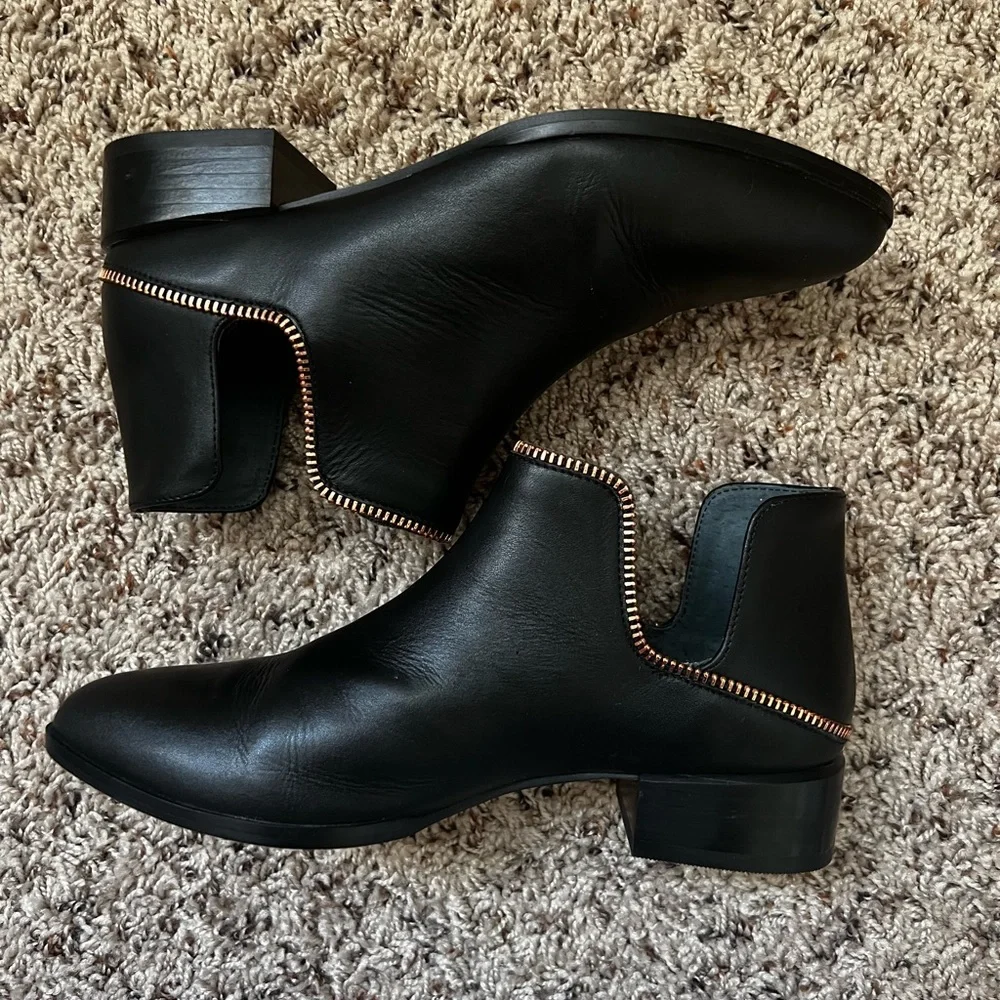 Halogen Piper Black Booties - Picture 3 of 12